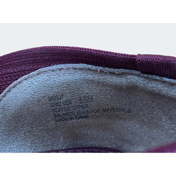 Cynthia Rowley Maroon Pointed Toe Womens Flats Size 8.5 Slip-On Casual Style - Picture 10 of 10